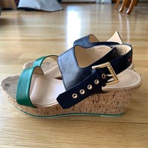 Tommy Hilfiger 3” inch cork sandals. Size 8.5